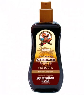 Australian gold dark tanning a