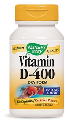 Vitamin D 400 IU dry form 100