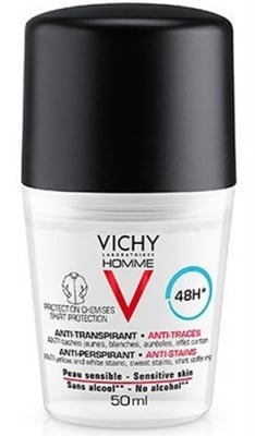 Vichy Homme Anti-transpirant 48 h anti-stains roll on 50 ml. / Виши Рол ...