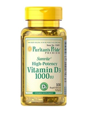 Puritan`s pride vitamin D3 100