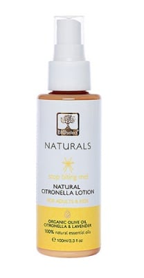 Bioselect Naturals citronella lotion 100 ml / Биоселект натуралс лосион против ухапване от насекоми 100 мл