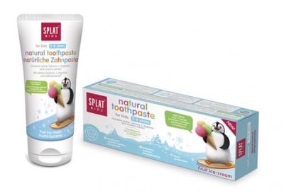 Natural toothpaste with fruit
