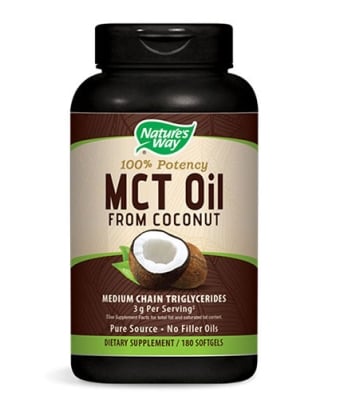 MCT Oil from coconut 180 capsu