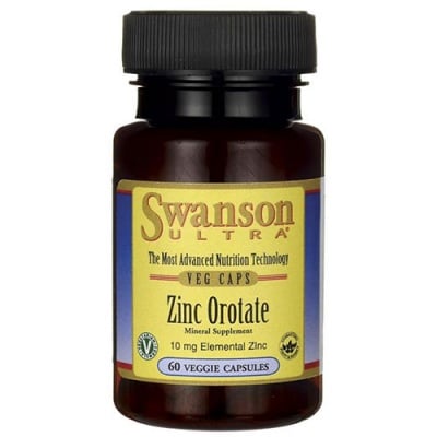 Swanson Zinc orotate 10 mg 60