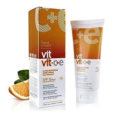 Vit vit C + E ultra whitening hand cream SPF15 100 ml / Вит вит C + E ултра избелващ крем за ръце 100 мл