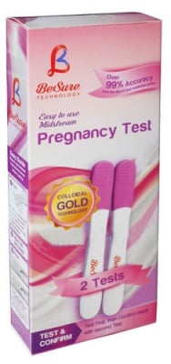Be sure pregnancy test pen 2 p