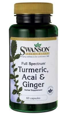 Swanson Acai, turmeric, ginger