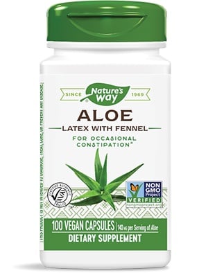 Aloe Vera 275 mg 100 capsules Nature's Way / Алое Вера 275 мг. 100 капсули Nature's Way