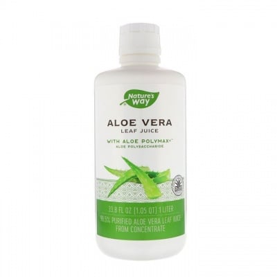 Aloe Vera leaf juice 1 liter Nature's Way / Алое Вера сок от цели листa 1 л. Nature's Way