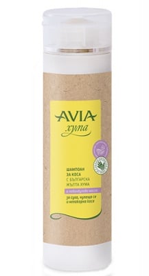 Avia shampoo with yellow clay