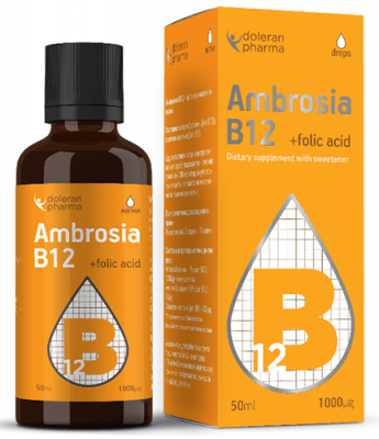 Ambrosia B12 + folic acid drop