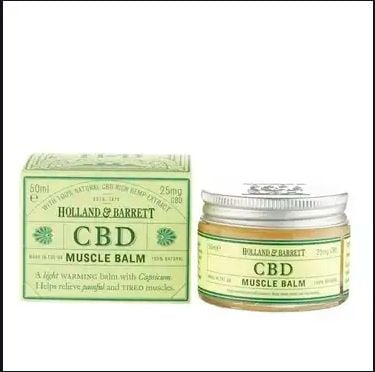 (CBD) БАЛСАМ С КОНОПЕНО МАСЛО ПРИ МУСКУЛНИ БОЛКИ HOLLAND & BARRETT