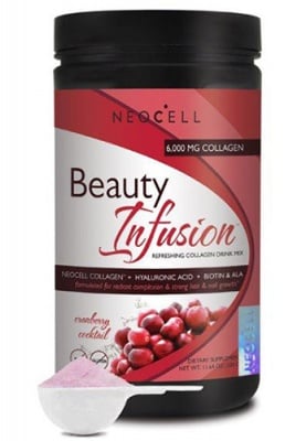 Beauty infusion collagen 330 g NEOCELL USA / Бюти Инфужън гурме Колаген комплекс с вкус на боровинка 330 гр. NEOCELL USA