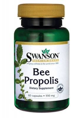 Swanson bee propolis 550 mg 60