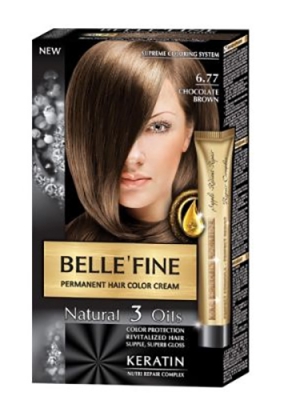 Belle'fine hair color cream 6.