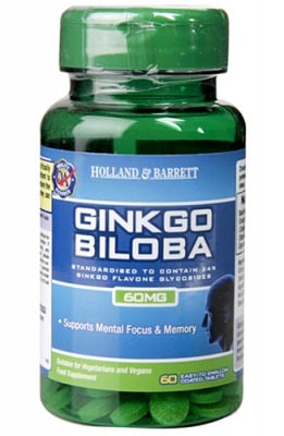 Ginkgo Biloba 60 mg 60 tablets