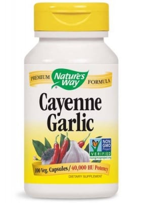 Cayenne + garlic 530 mg 100 ca