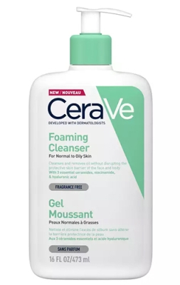 Cerave foaming cleanser 473 ml