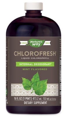 Chlorofresh mint flavored liqu