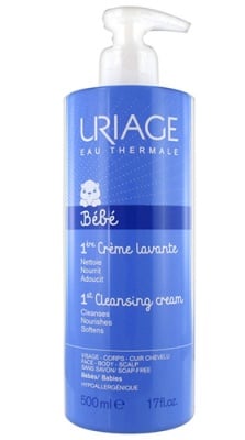Uriage Baby foaming and cleans