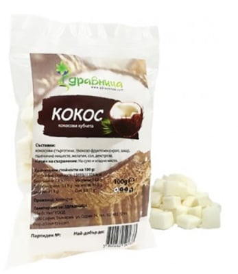Coconut cubes 100 g Zdravnitza