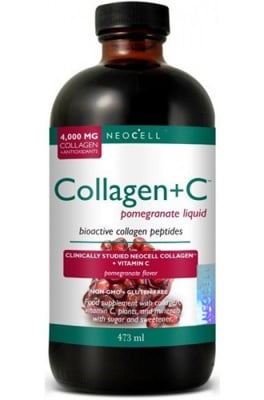 Collagen + vitamin C + pomegranate liquid 473 ml. NEOCELL USA / Колаген + Витамин Ц + Нар течен 473 мл. NEOCELL USA