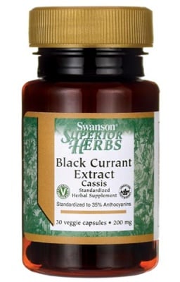 Swanson black currant extract