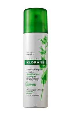 Klorane dry shampoo with nettl