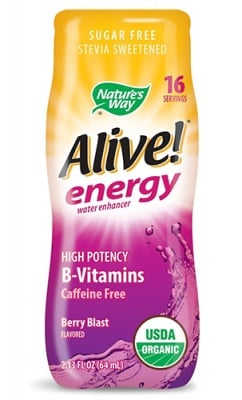 Alive Energy caffeine free ber