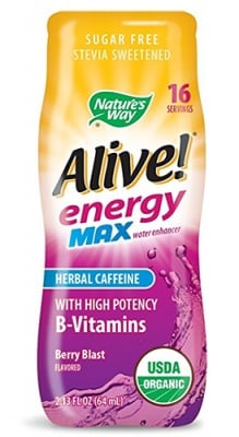 Alive Energy Max herbal caffei