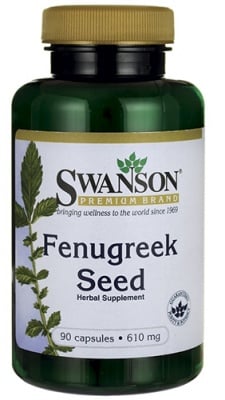 Swanson Fenugreek seed 610 mg