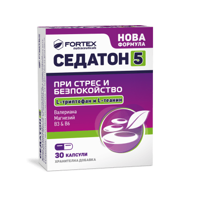 СЕДАТОН - 5 капсули * 30 ФОРТЕКС