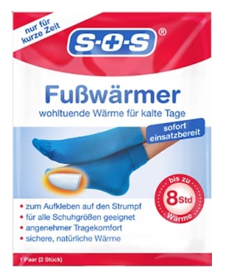 S. O. S. foot warm plaster 2 p