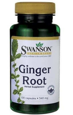 Swanson ginger root 540 mg 100