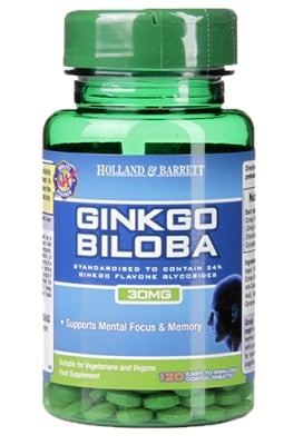 Ginkgo biloba 60 mg 120 tablet