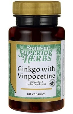 Swanson ginkgo with vinpocetin
