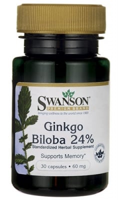 Swanson Ginkgo biloba 60 mg 30