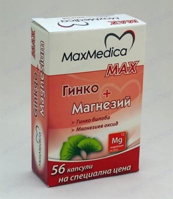 МАКСМЕДИКА ГИНКО + МАГНЕЗИЙ капсули * 56