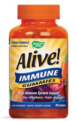 Alive Immune 90 gummies Nature