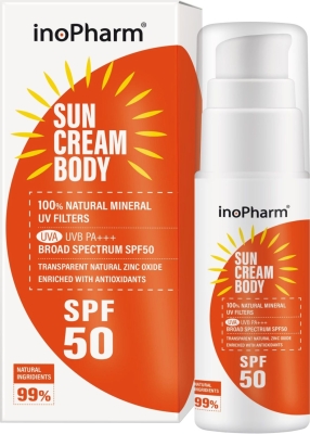 ИНОФАРМ СЪН СЛЪНЦЕЗАЩИТЕН КРЕМ ЗА ТЯЛО SPF50 100 г