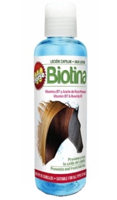 Biotina hair lotion with vitam