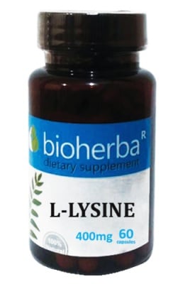 Bioherba L-lysine 400 mg 60 ca