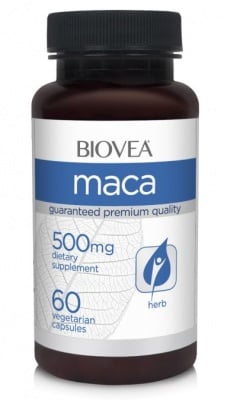 Biovea maca organic 500 mg. 60 capsules / Биовеа мака органик 500 мг. 60 капсули
