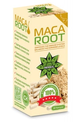 Maca root 500 mg 80 capsules C