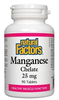 Manganese Chelate 25 mg 90 tab