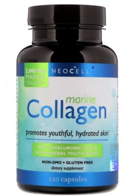Fish collagen + hyaluronicacid 120 capsules Neocell USA / Рибен колаген + хиалуронова киселина 120 капсули Neocell USA