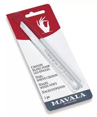 Mavala nail white crayon / Мав