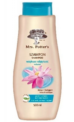 Mrs Potters`s Shampoo volume 500 ml. / Мисис Потърс шампоан за обем с лотос 500 мл.