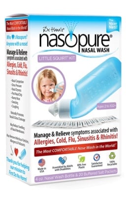 Nasopure set nasal wash for ch