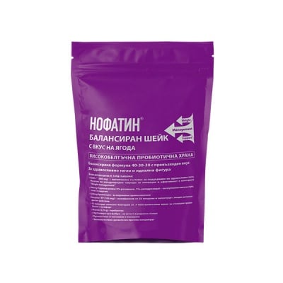 НОФАТИН БАЛАНСИРАН ШЕЙК С ВКУС НА ЯГОДА 1000 г